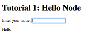 Enter your name: __, Hello